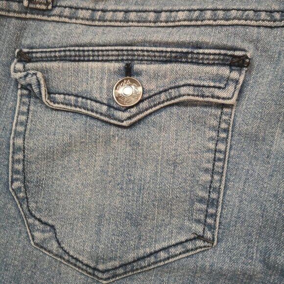 Dots Ladies Medium Wash Blue Jeans - Picture 4 of 6